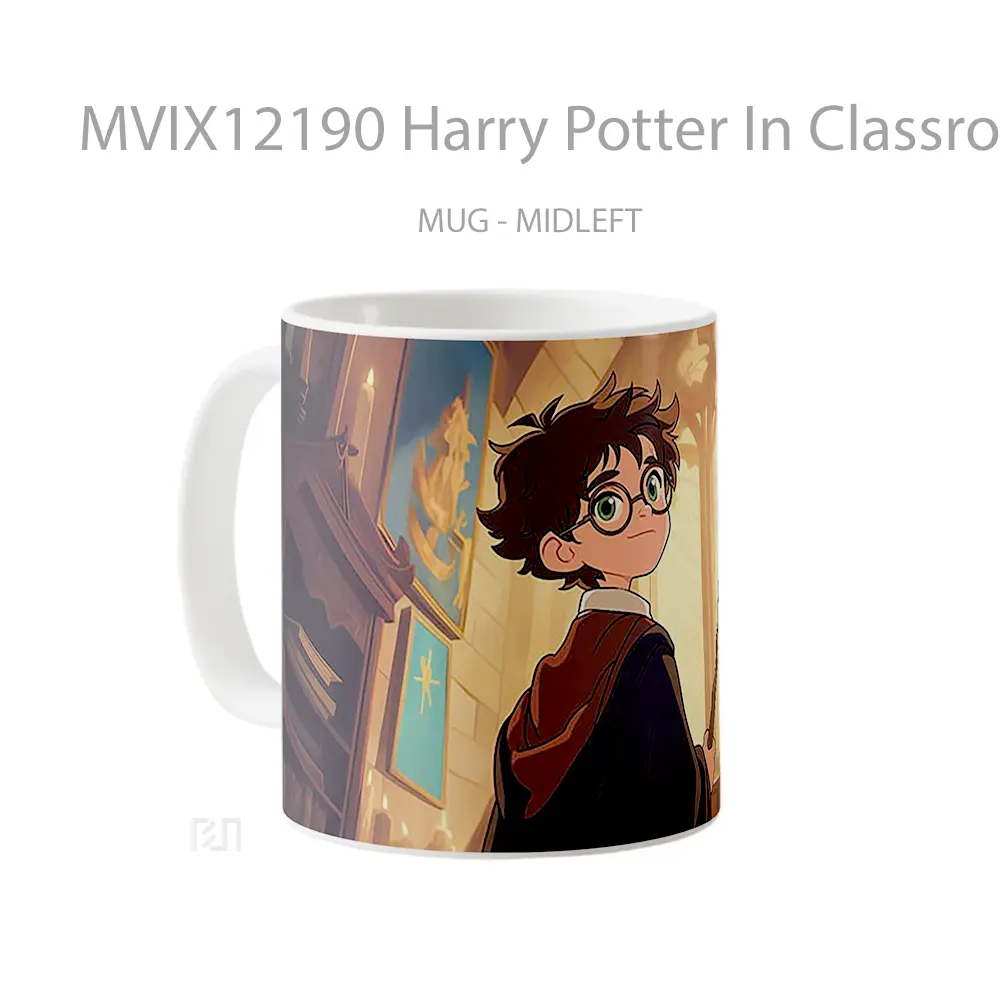 Mug Harry Potter In Classroom Cartoon Hadiah Lucu dan Menarik - All-side / Desain