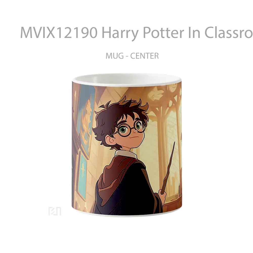 Mug Harry Potter In Classroom Cartoon Hadiah Lucu dan Menarik