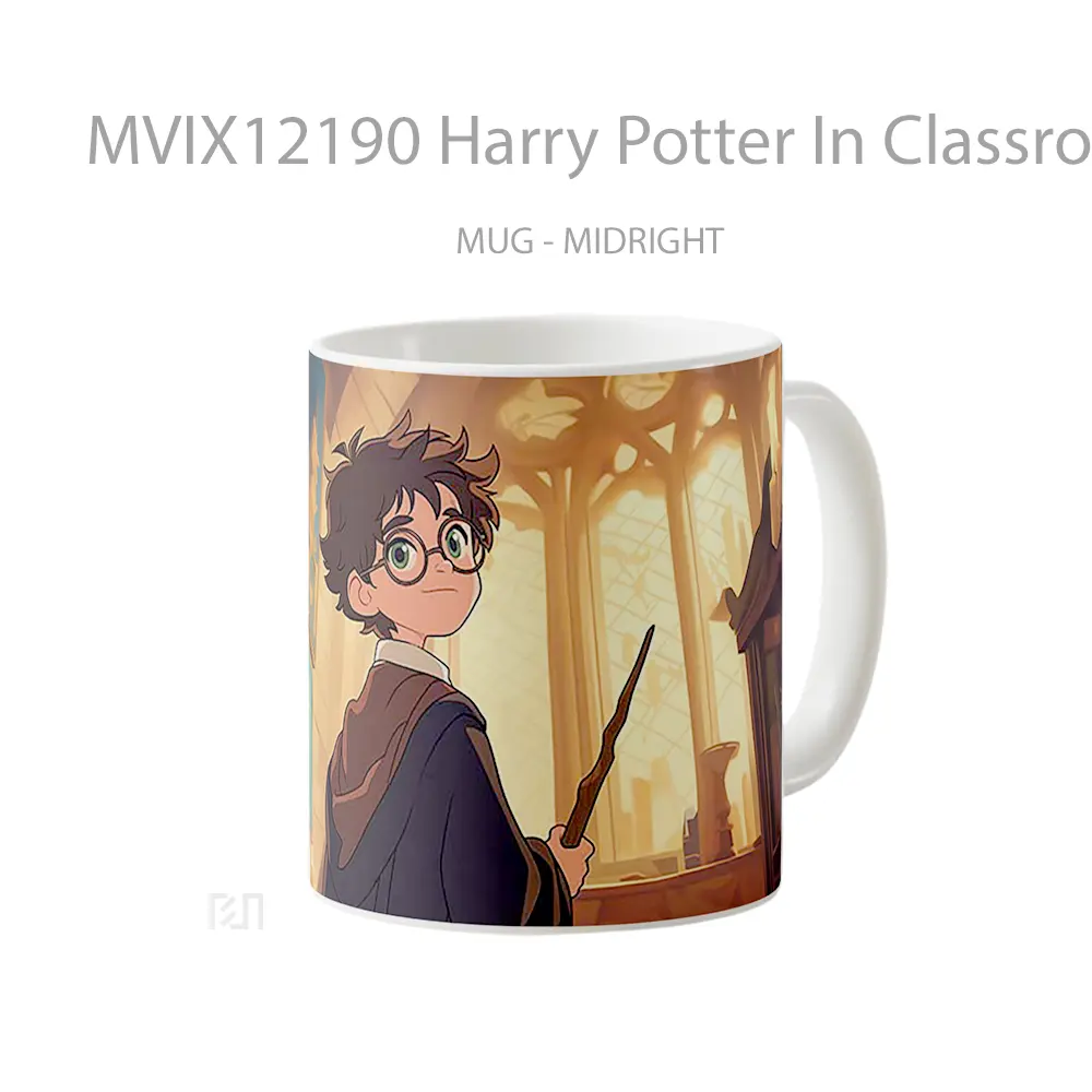 Mug Harry Potter In Classroom Cartoon Hadiah Lucu dan Menarik - All-side / Desain