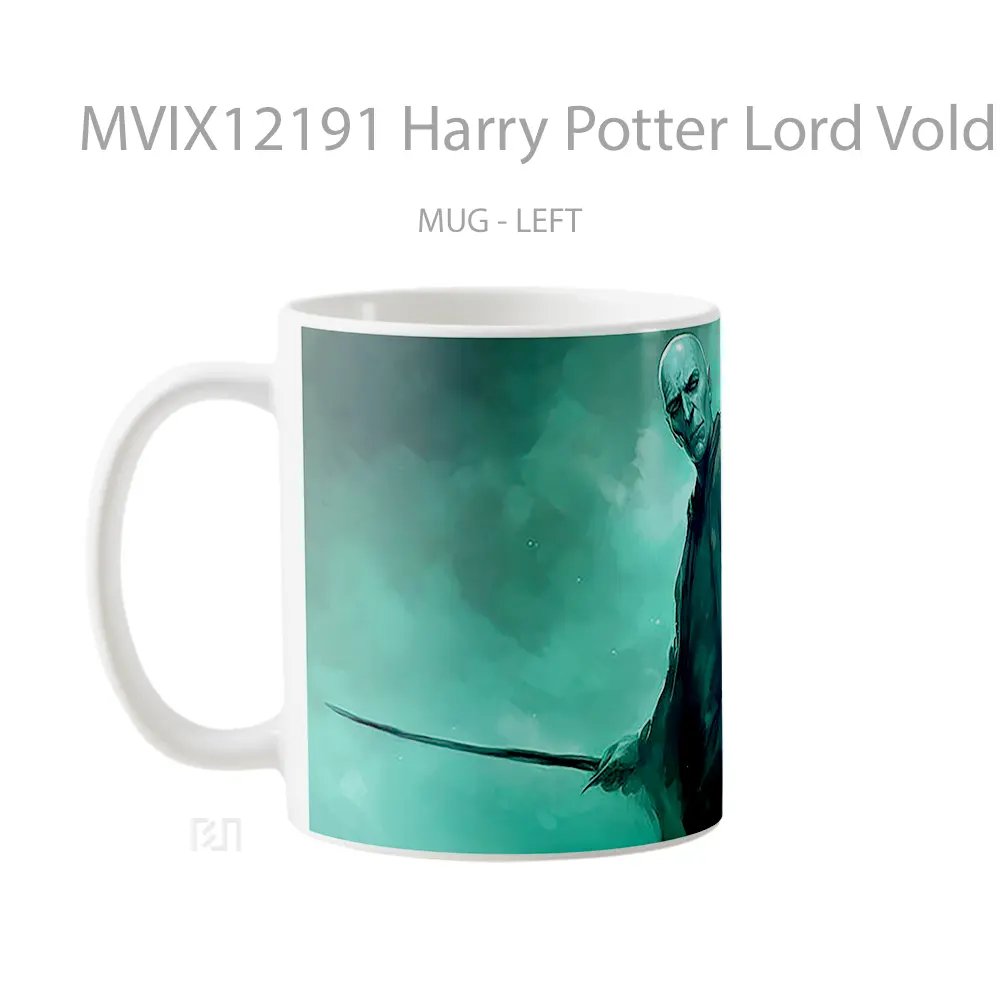 Mug Harry Potter Lord Voldemort Dark Green Mug Aesthetic Koleksi Spesial - All-side / Desain