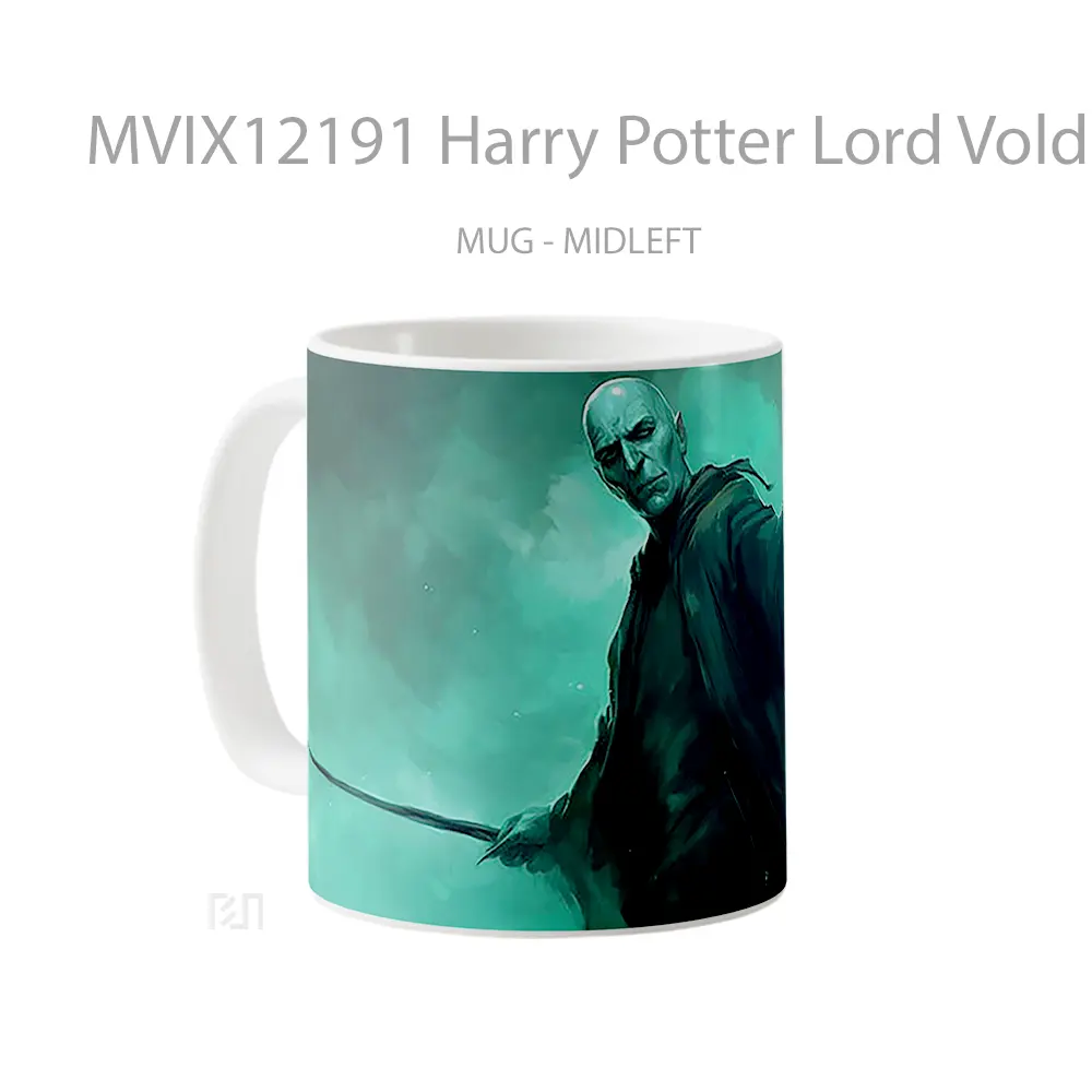 Mug Harry Potter Lord Voldemort Dark Green Mug Aesthetic Koleksi Spesial - All-side / Desain