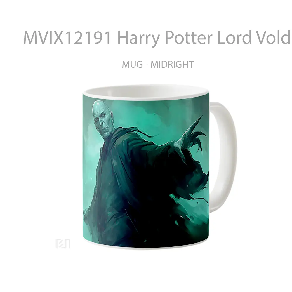 Mug Harry Potter Lord Voldemort Dark Green Mug Aesthetic Koleksi Spesial - All-side / Desain