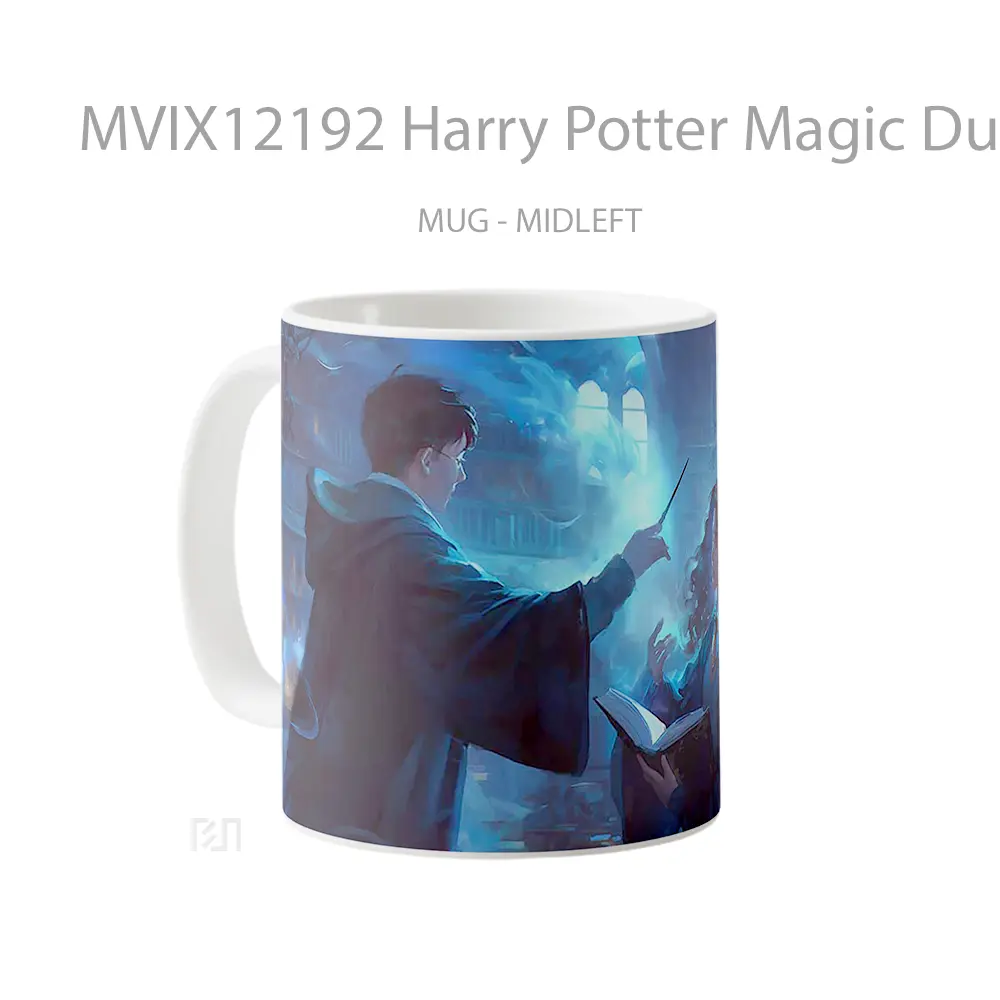 Mug Harry Potter Magic Duel Mug Aesthetic Koleksi Spesial - All-side / Desain