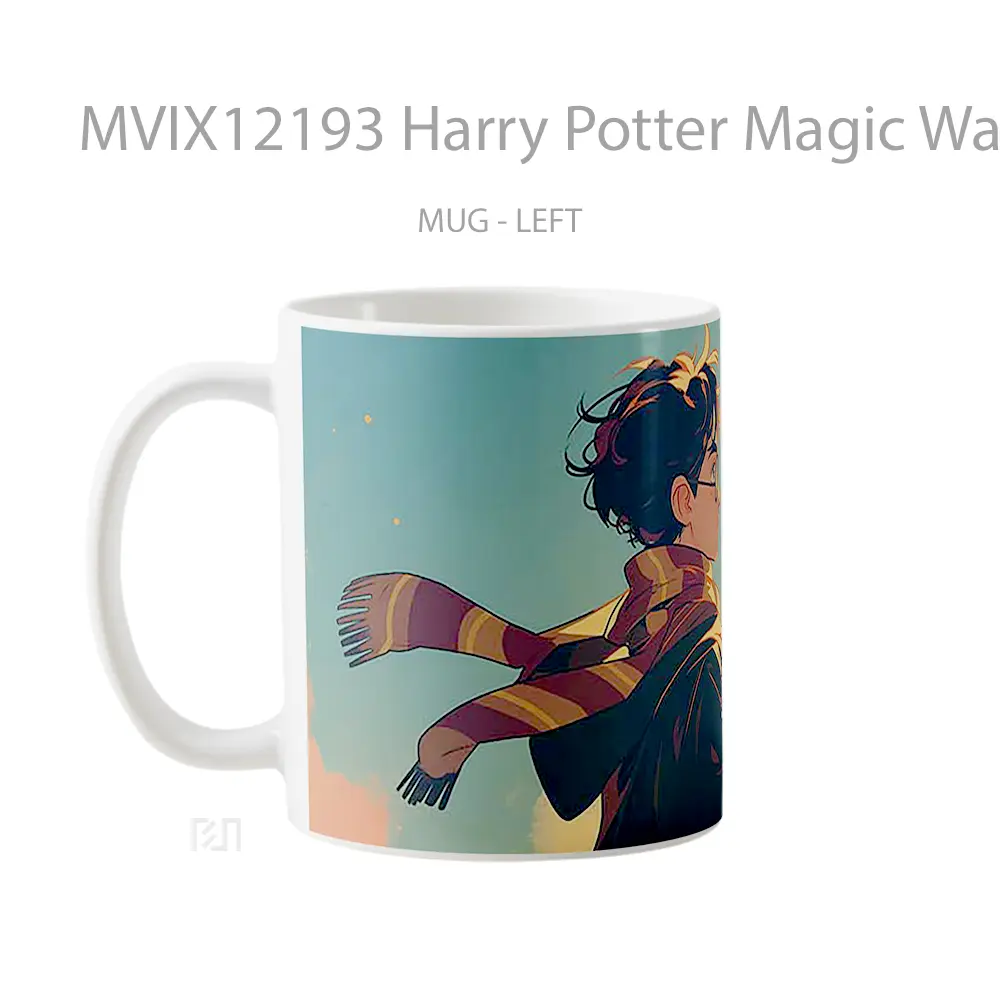 Mug Harry Potter Magic Wand Glowing Sky Gelas Keramik Desain Unik - All-side / Desain