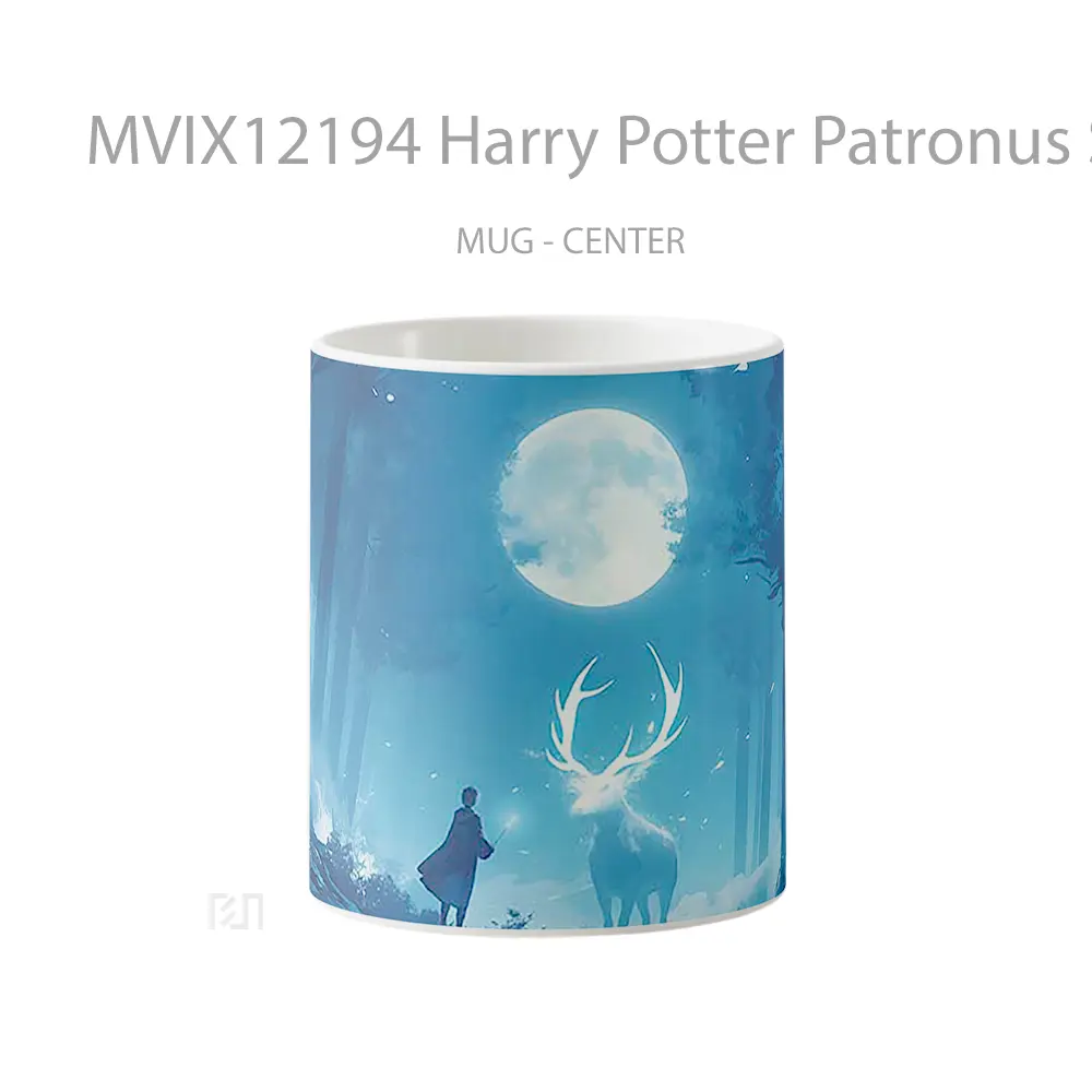 Mug Harry Potter Patronus Stag Forbidden Forest Koleksi Mug Limited Edition