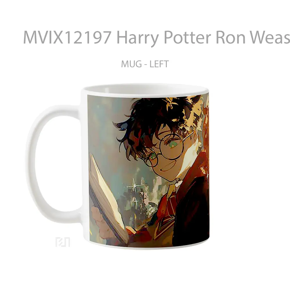 Mug Harry Potter Ron Weasley Magic Friendship Mug Aesthetic Koleksi Spesial - All-side / Desain