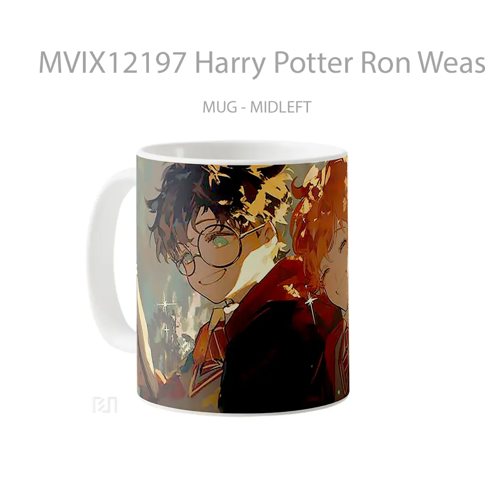 Mug Harry Potter Ron Weasley Magic Friendship Mug Aesthetic Koleksi Spesial - All-side / Desain