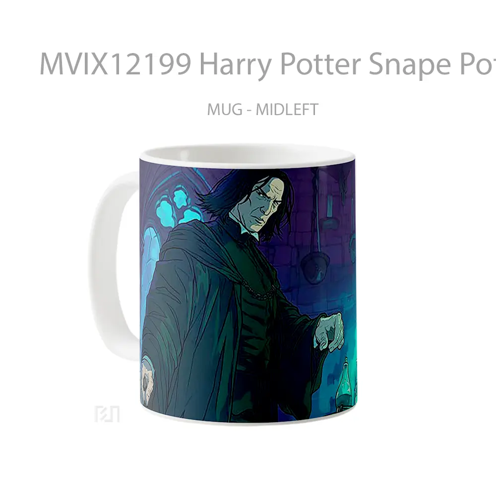 Mug Harry Potter Snape Potion Green Smoke Mug Aesthetic Koleksi Spesial - All-side / Desain