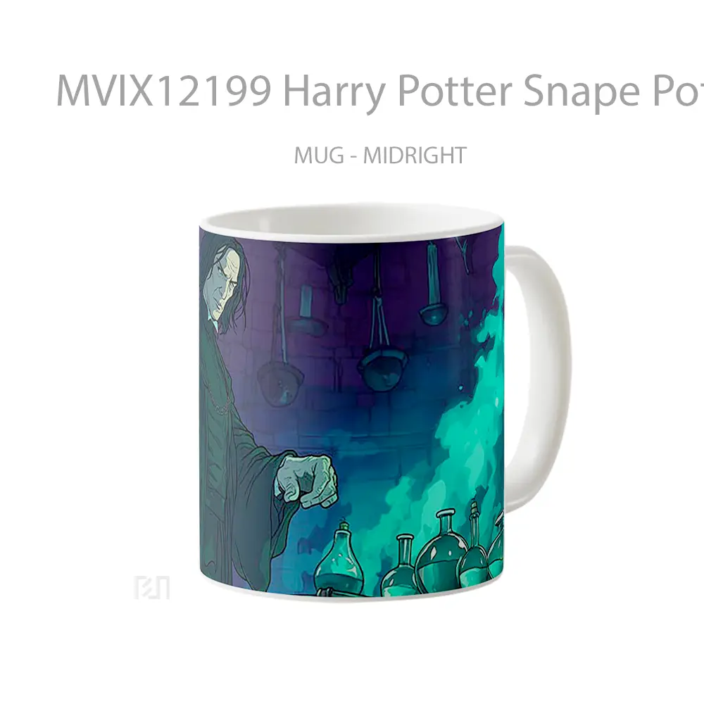 Mug Harry Potter Snape Potion Green Smoke Mug Aesthetic Koleksi Spesial - All-side / Desain