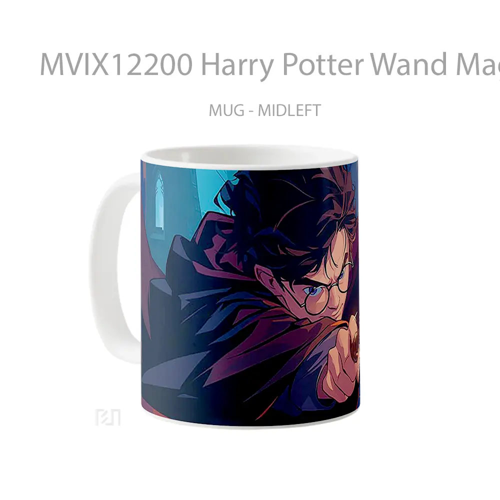 Mug Harry Potter Wand Magic Duel Wizard Hadiah Lucu dan Menarik - All-side / Desain