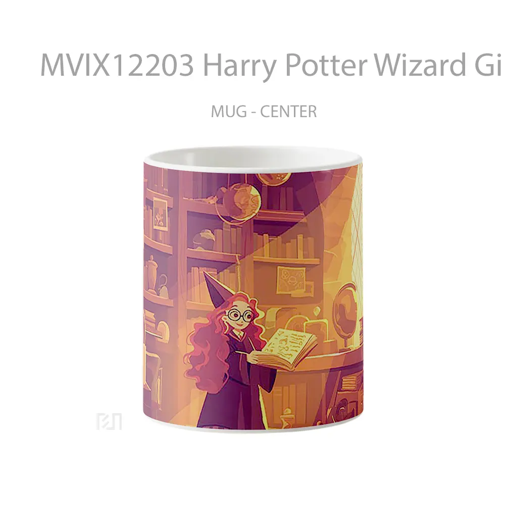 Mug Harry Potter Wizard Girl Library Koleksi Mug Limited Edition