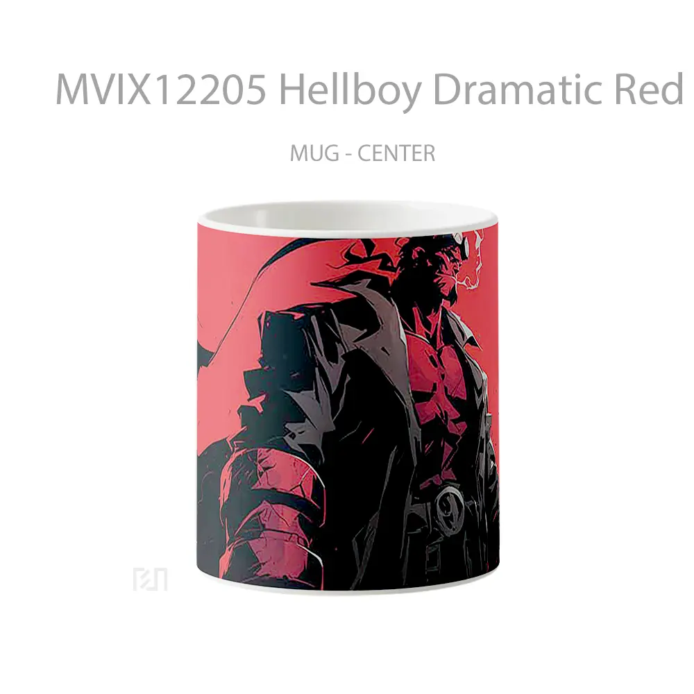 Mug Hellboy Dramatic Red Stance Koleksi Mug Limited Edition