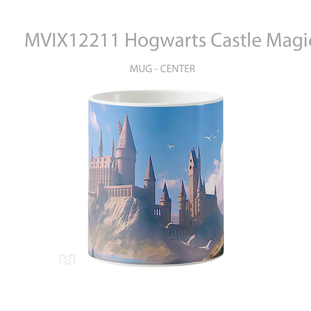 Mug Hogwarts Castle Magical Lake View Hadiah Lucu dan Menarik