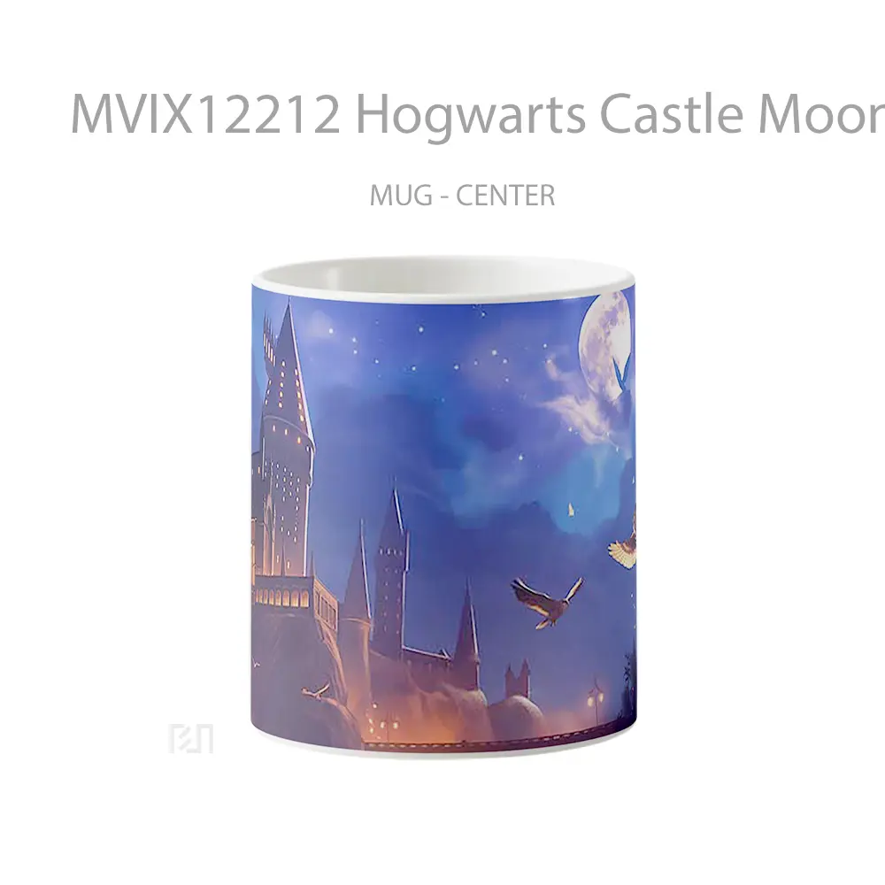 Mug Hogwarts Castle Moonlit Night Owls Koleksi Mug Limited Edition