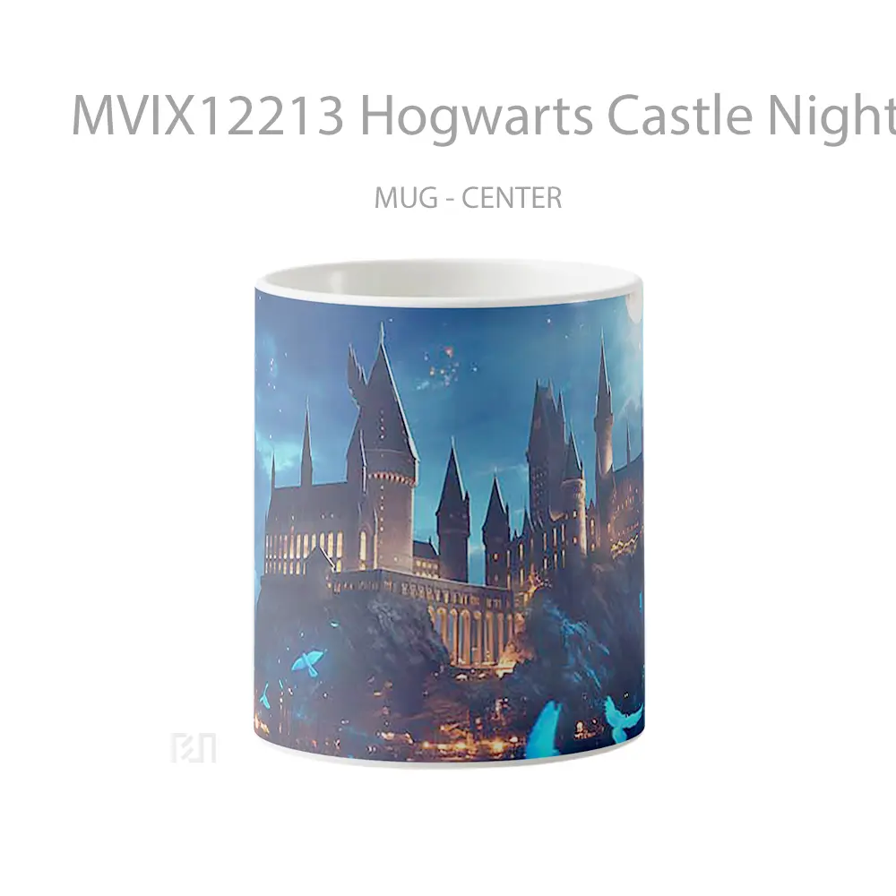 Mug Hogwarts Castle Night Sky Hadiah Lucu dan Menarik