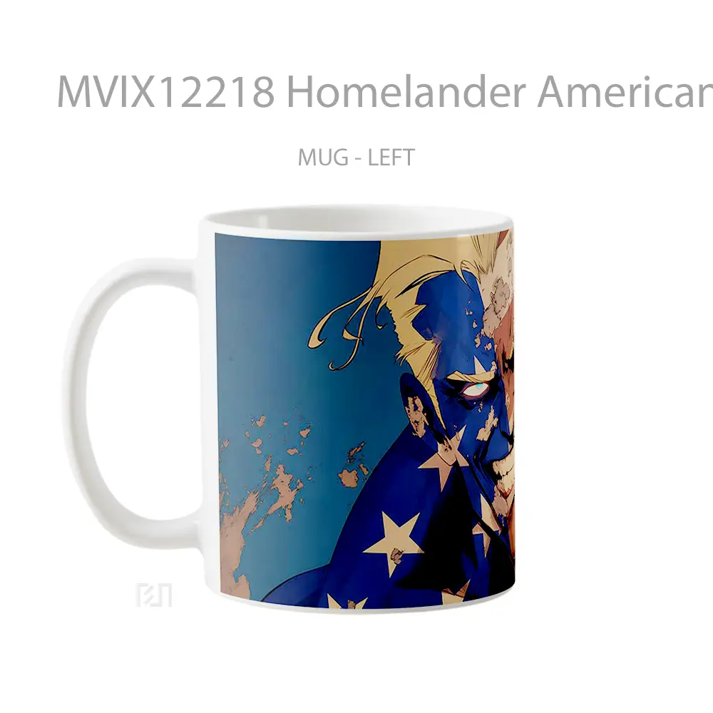 Mug Homelander American Flag The Boys Gelas Keramik Desain Unik - All-side / Desain