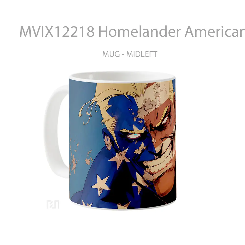 Mug Homelander American Flag The Boys Gelas Keramik Desain Unik - All-side / Desain