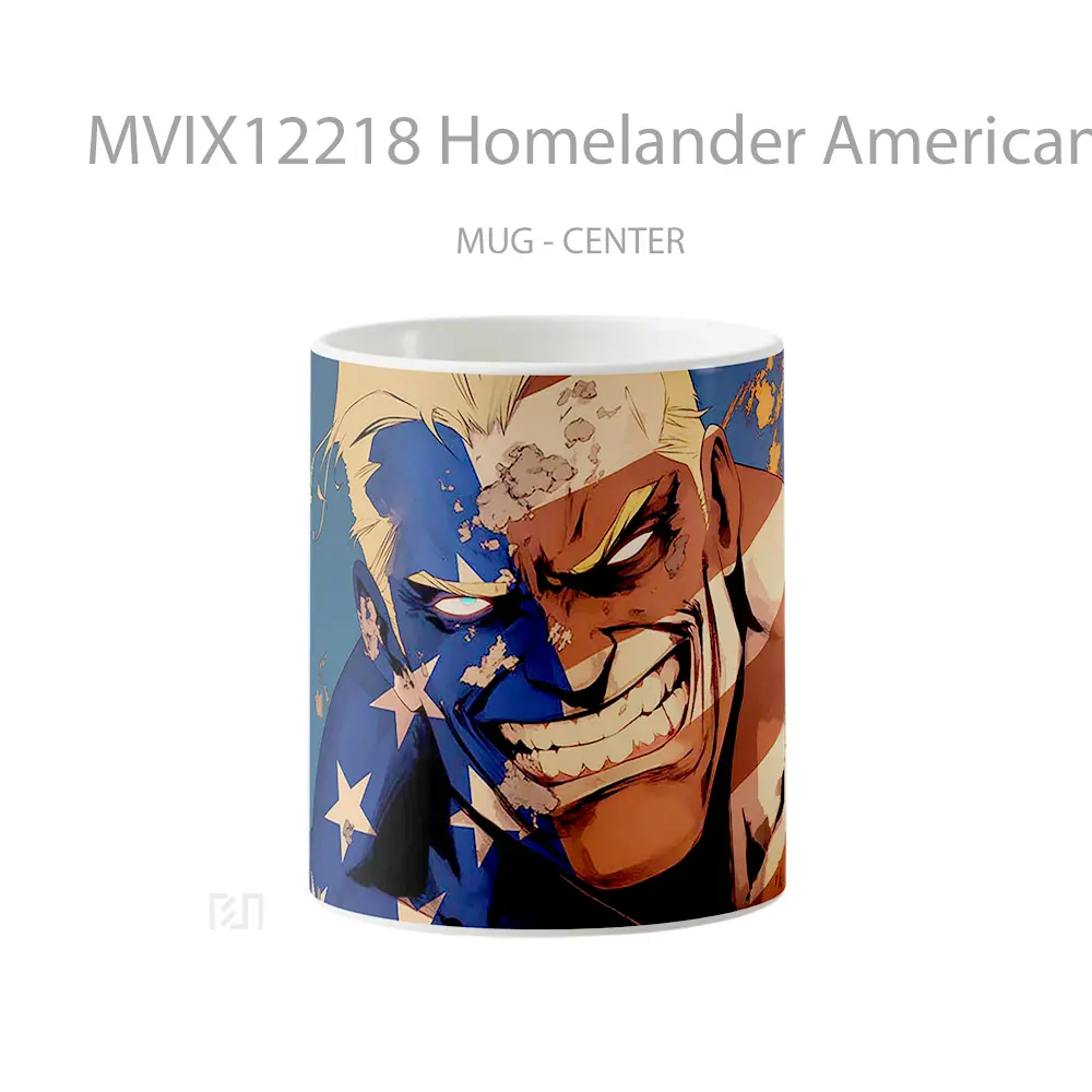 Mug Homelander American Flag The Boys Gelas Keramik Desain Unik