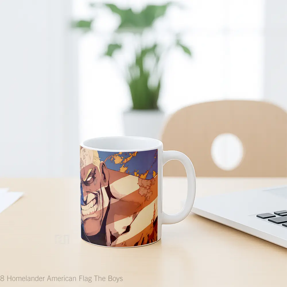 Mug Homelander American Flag The Boys Gelas Keramik Desain Unik - All-side / Desain