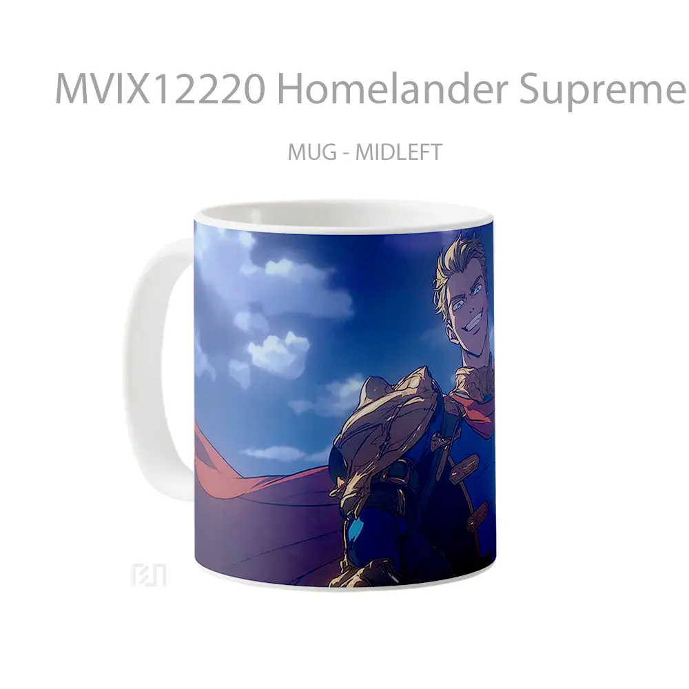 Mug Homelander Supreme Suit Smug Smile Gelas Keramik Desain Unik - All-side / Desain
