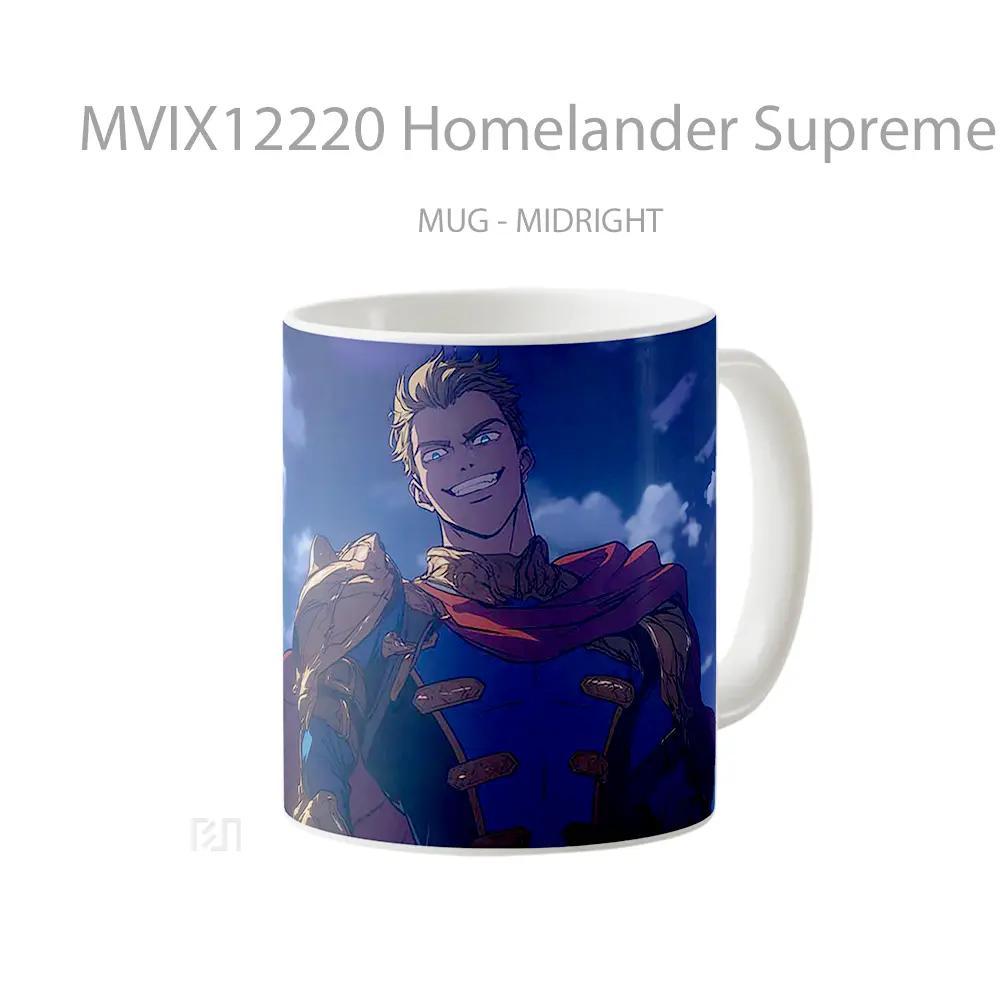 Mug Homelander Supreme Suit Smug Smile Gelas Keramik Desain Unik - All-side / Desain