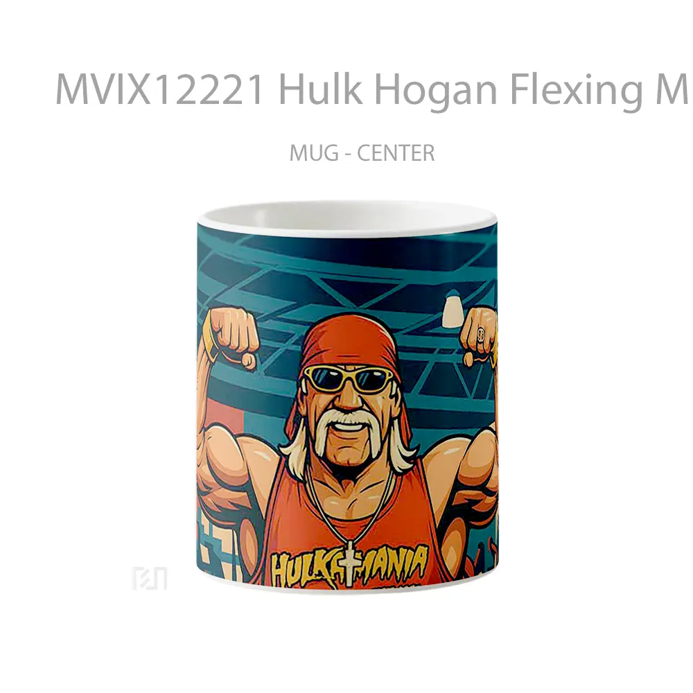 Mug Hulk Hogan Flexing Muscles Hadiah Lucu dan Menarik