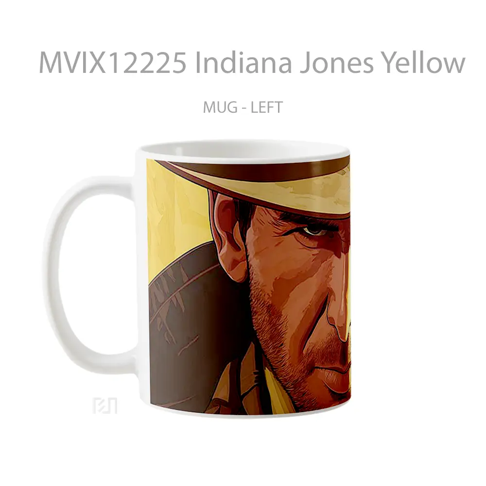 Mug Indiana Jones Yellow Koleksi Mug Limited Edition - All-side / Desain