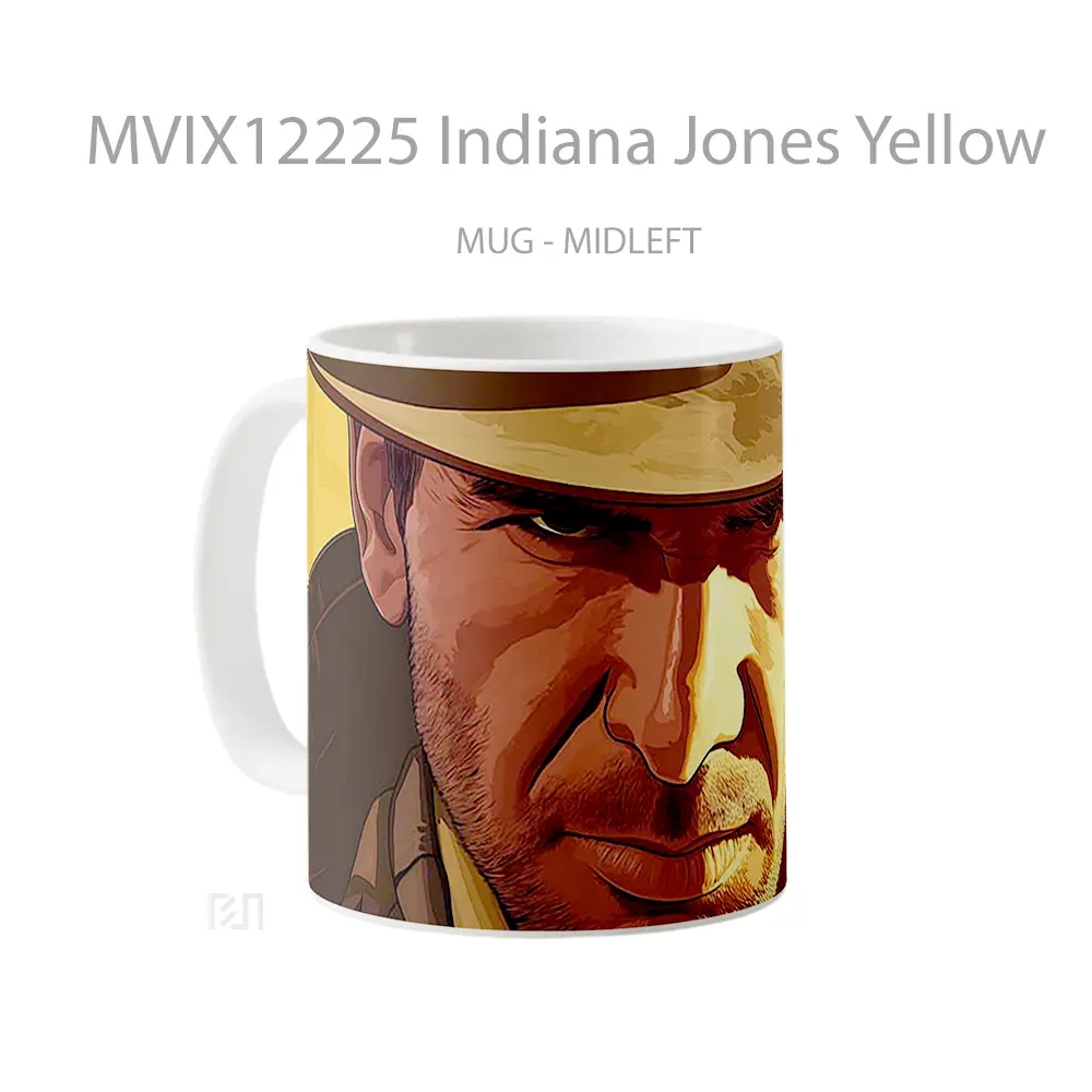 Mug Indiana Jones Yellow Koleksi Mug Limited Edition - All-side / Desain