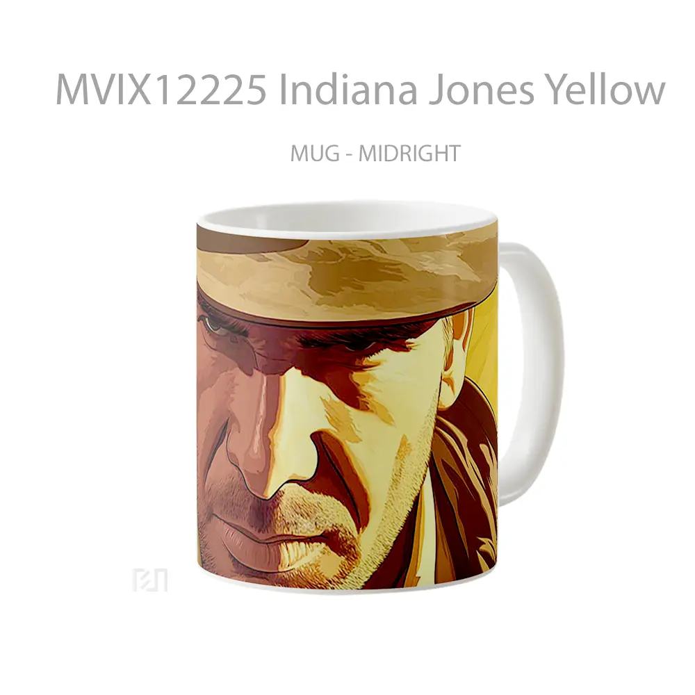 Mug Indiana Jones Yellow Koleksi Mug Limited Edition - All-side / Desain