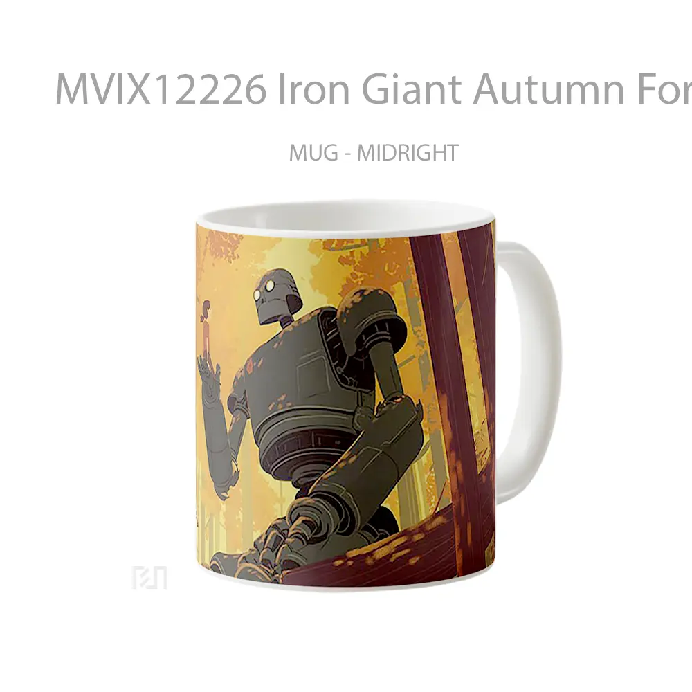 Mug Iron Giant Autumn Forest Pc Hadiah Lucu dan Menarik - All-side / Desain