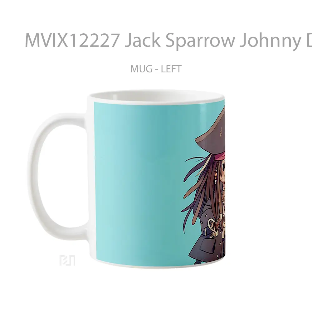 Mug Jack Sparrow Johnny Depp Koleksi Mug Limited Edition - All-side / Desain