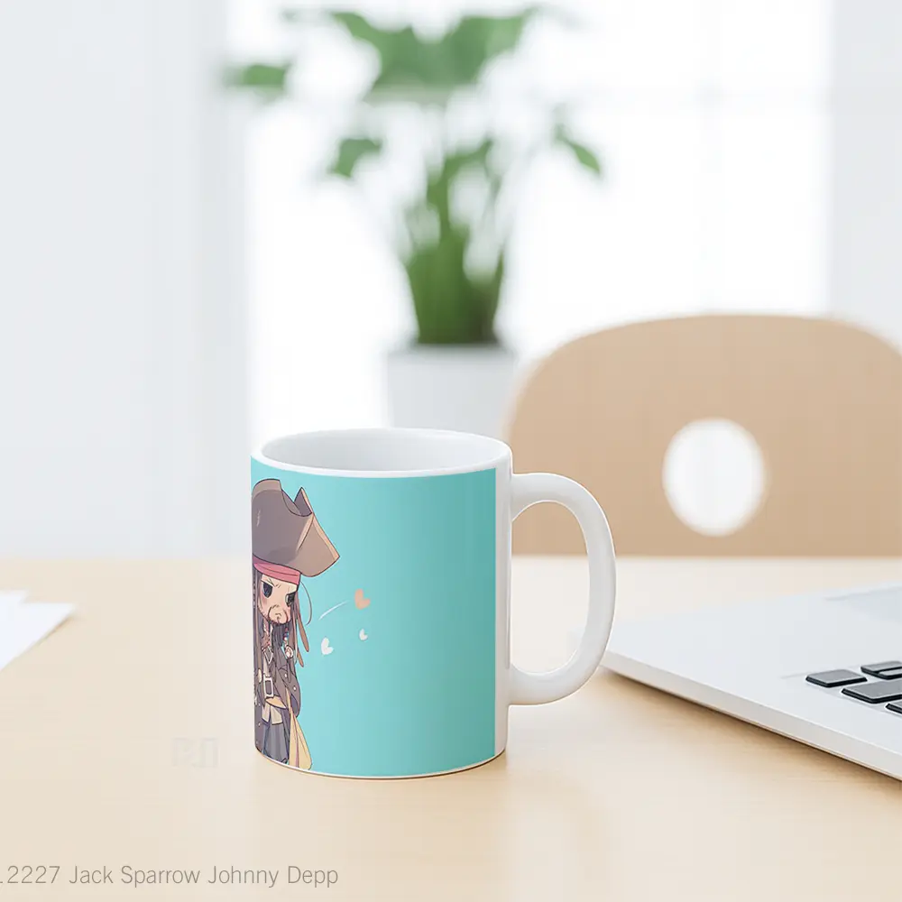 Mug Jack Sparrow Johnny Depp Koleksi Mug Limited Edition - All-side / Desain