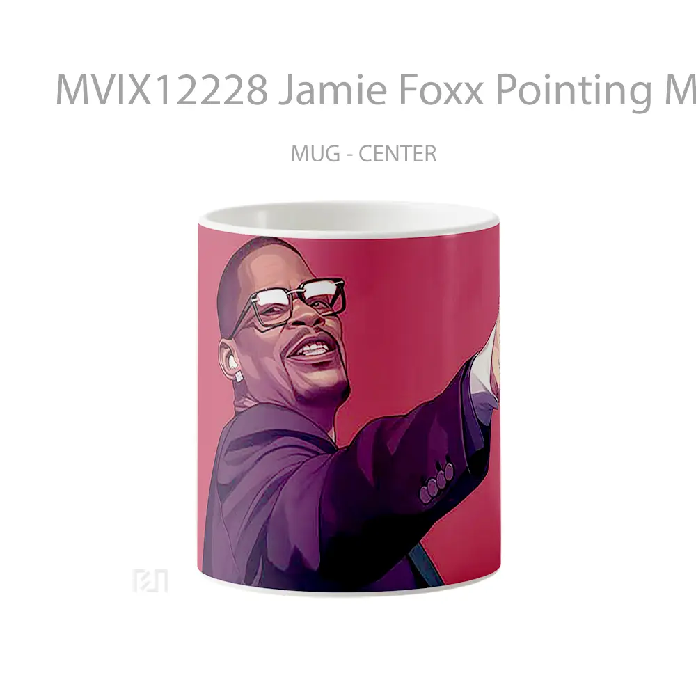 Mug Jamie Foxx Pointing Meme Mug Aesthetic Koleksi Spesial