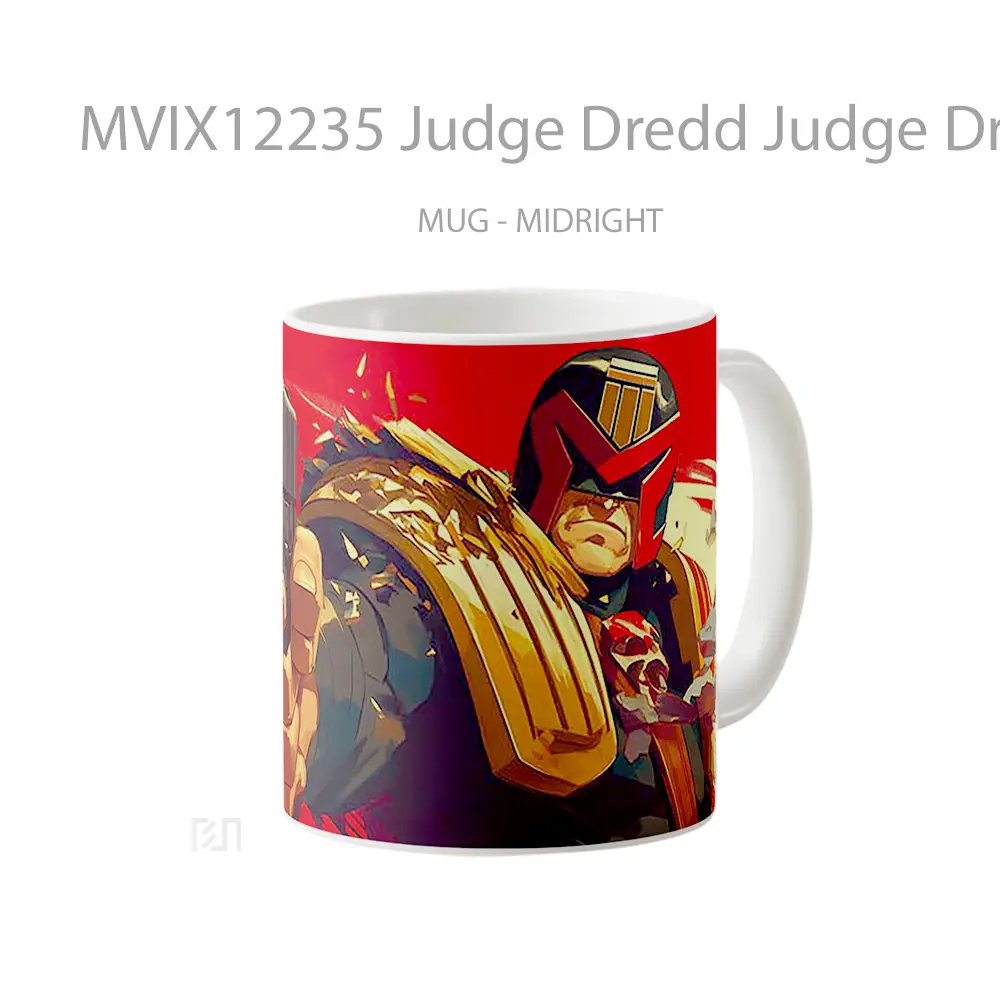 Mug Judge Dredd Judge Dredd Ready To Fire Hadiah Lucu dan Menarik - All-side / Desain