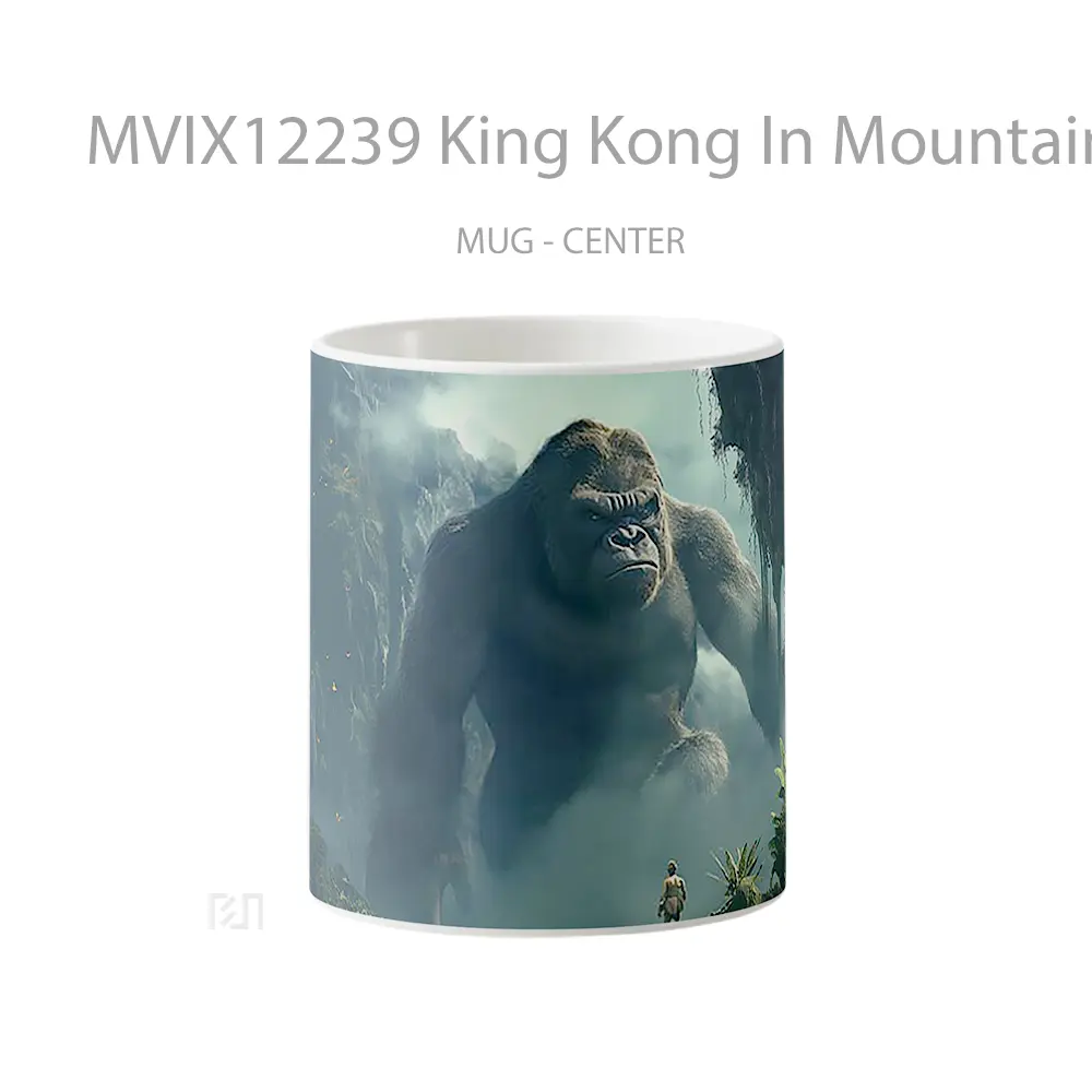 Mug King Kong In Mountains Hadiah Lucu dan Menarik