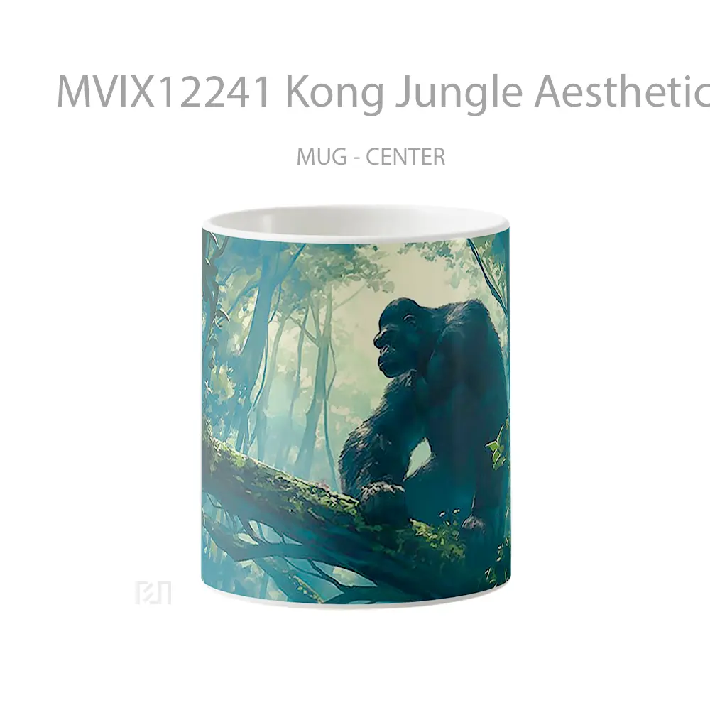 Mug Kong Jungle Aesthetic Hadiah Lucu dan Menarik