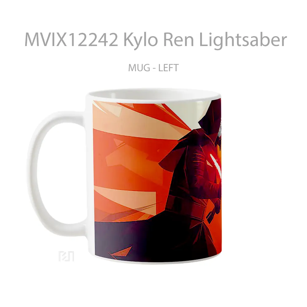 Mug Kylo Ren Lightsaber Koleksi Mug Limited Edition - All-side / Desain
