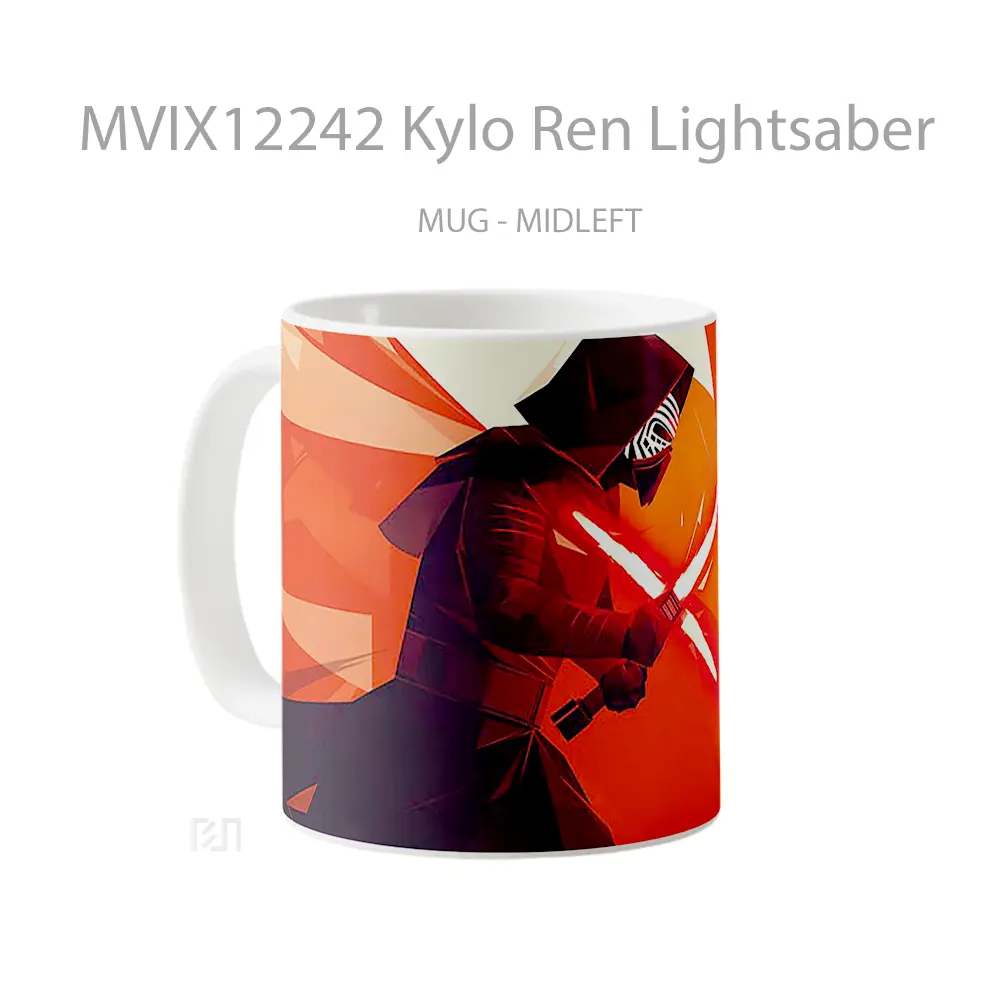Mug Kylo Ren Lightsaber Koleksi Mug Limited Edition - All-side / Desain