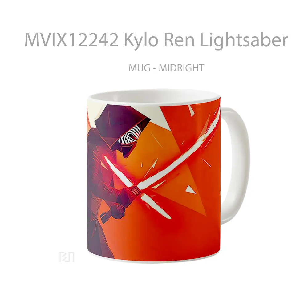 Mug Kylo Ren Lightsaber Koleksi Mug Limited Edition - All-side / Desain