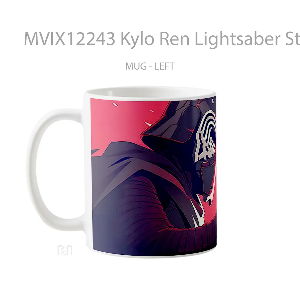 Mug Kylo Ren Lightsaber Star Wars Pc Koleksi Mug Limited Edition - All-side / Desain