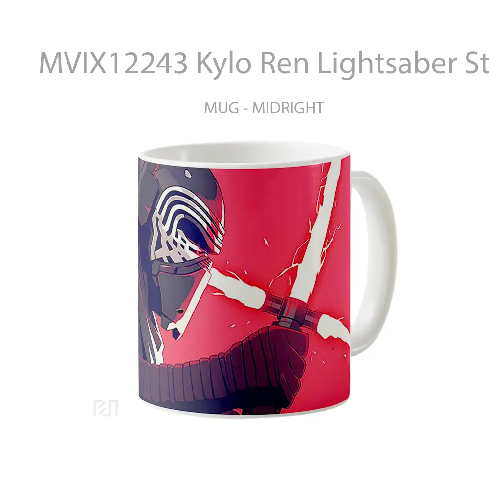 Mug Kylo Ren Lightsaber Star Wars Pc Koleksi Mug Limited Edition - All-side / Desain