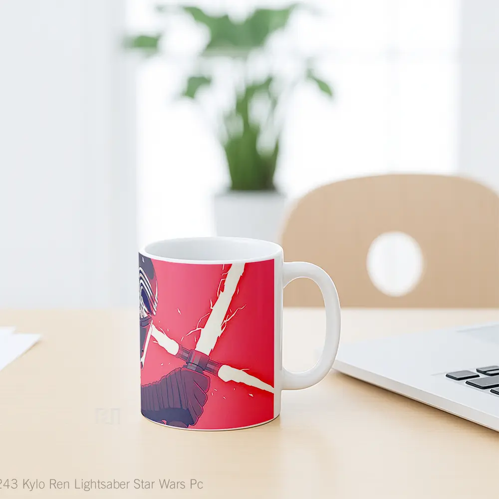 Mug Kylo Ren Lightsaber Star Wars Pc Koleksi Mug Limited Edition - All-side / Desain
