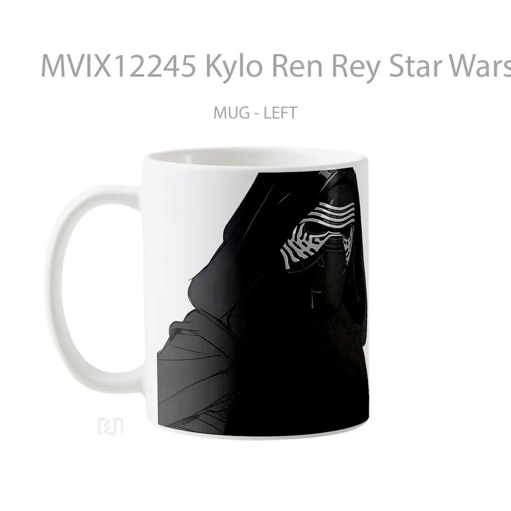 Mug Kylo Ren Rey Star Wars Mug Aesthetic Koleksi Spesial - All-side / Desain