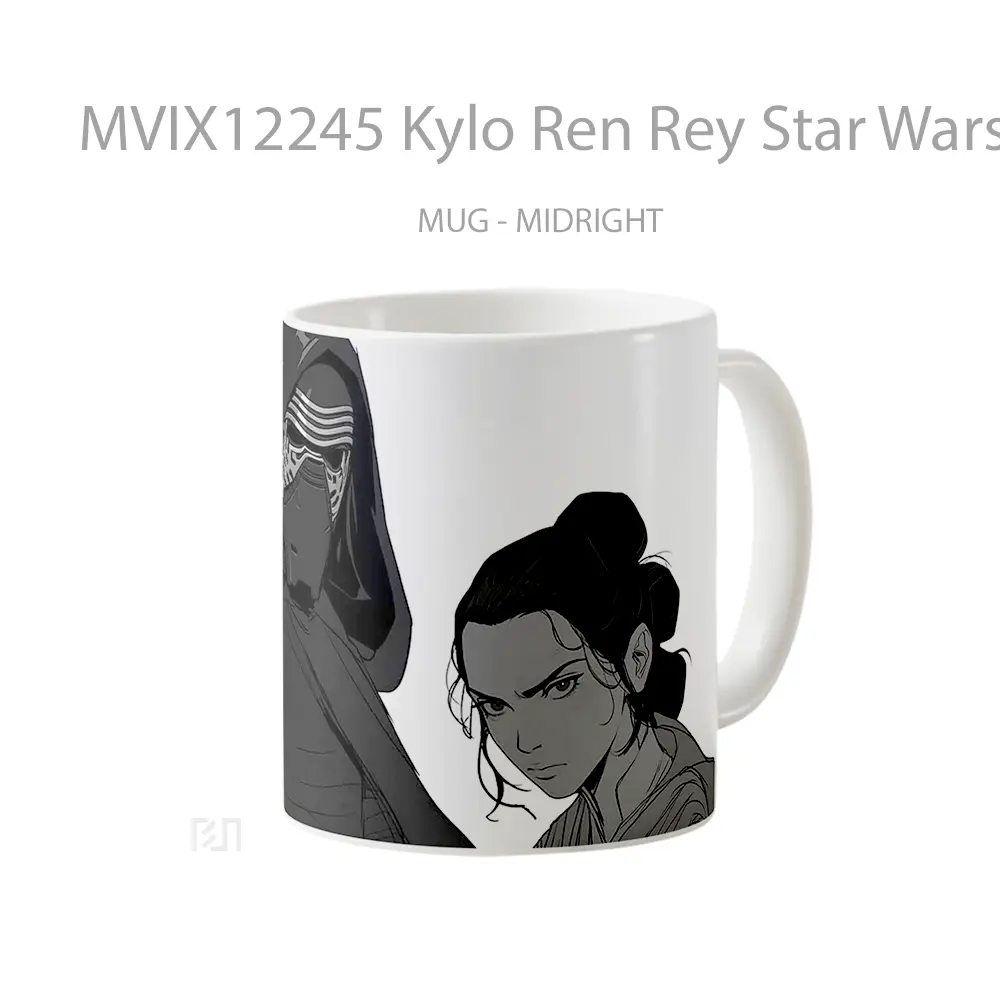 Mug Kylo Ren Rey Star Wars Mug Aesthetic Koleksi Spesial - All-side / Desain
