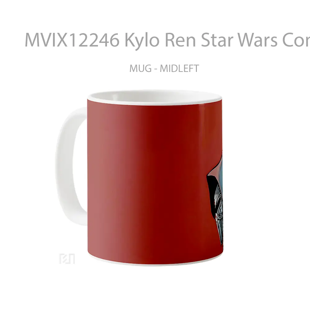 Mug Kylo Ren Star Wars Comics Style Cvoer Koleksi Mug Limited Edition - All-side / Desain