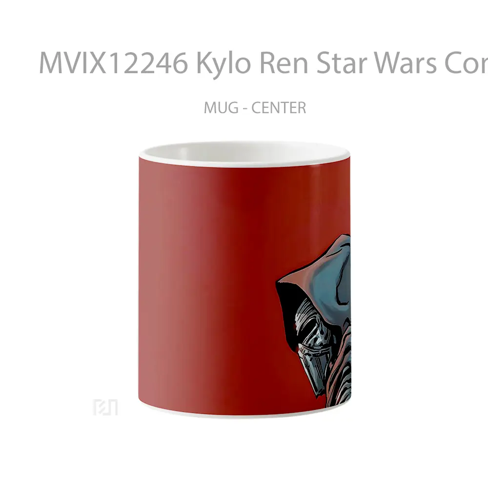 Mug Kylo Ren Star Wars Comics Style Cvoer Koleksi Mug Limited Edition