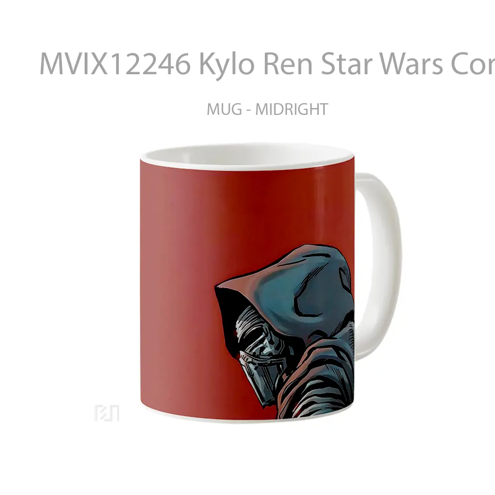 Mug Kylo Ren Star Wars Comics Style Cvoer Koleksi Mug Limited Edition - All-side / Desain