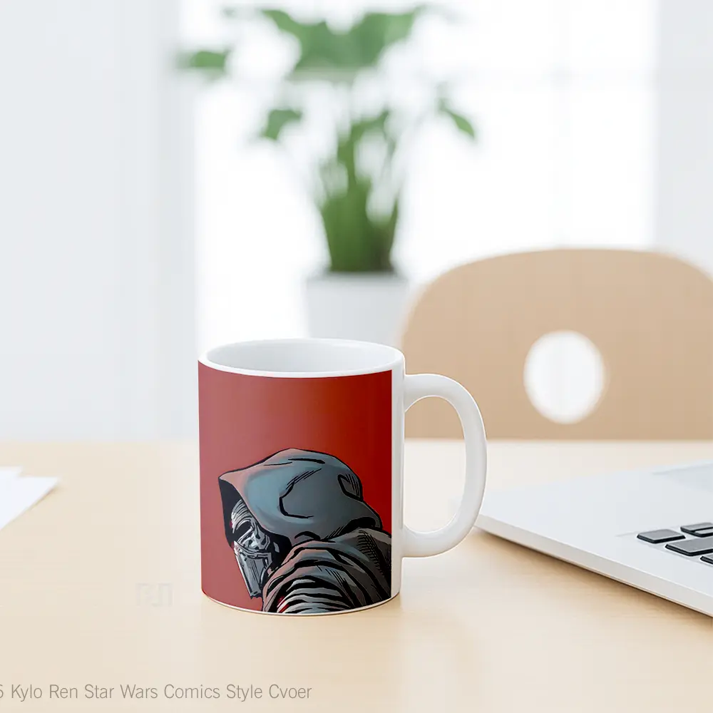 Mug Kylo Ren Star Wars Comics Style Cvoer Koleksi Mug Limited Edition - All-side / Desain