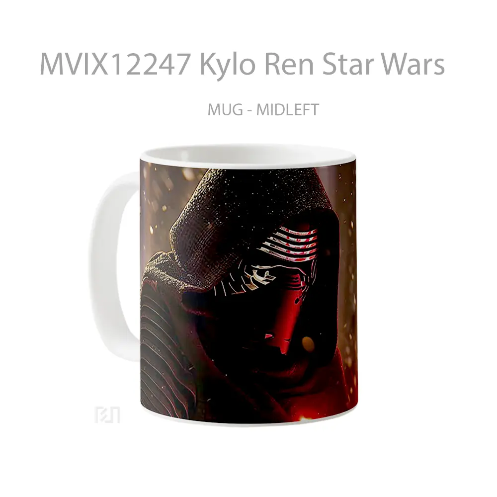Mug Kylo Ren Star Wars Mug Aesthetic Koleksi Spesial - All-side / Desain