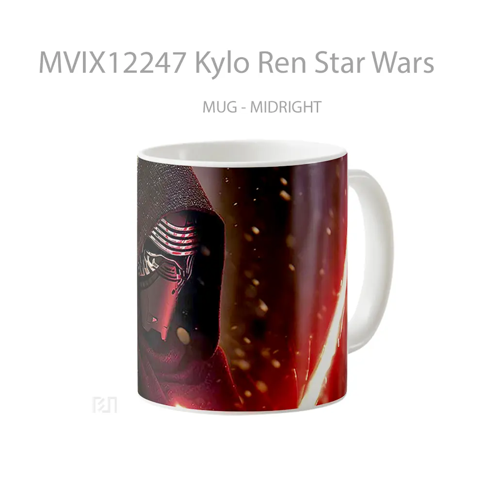 Mug Kylo Ren Star Wars Mug Aesthetic Koleksi Spesial - All-side / Desain